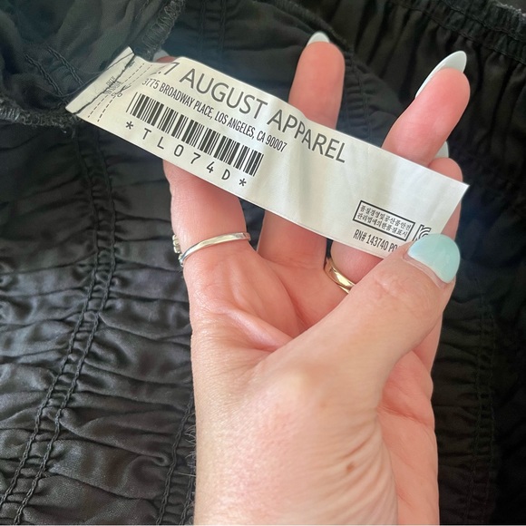 Endless Rose Ruffle Sleeve Black Mini Dress Size Medium - Picture 12 of 13